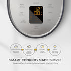 CUCKOO Rice Cooker 3 Cup Uncooked / 6 Cup Cooked, Modern Fuzzy Logic Rice Cooker Small with Delay Timer & Keep Warm Setting, Versatile Food Steamer for Cooking, Non-Stick Inner Pot, Gray (CR-0375FG)
