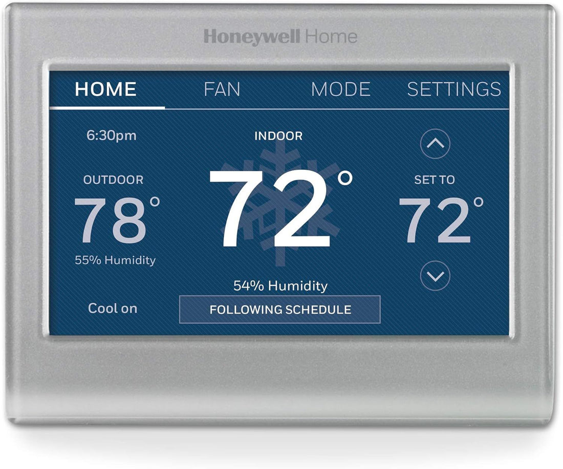 Honeywell Home RTH9585WF1004 Wi-Fi Smart Color Thermostat, 7 Day Programmable, Touch Screen, Energy Star, Alexa Ready, C-Wire Required