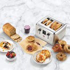 Cuisinart 4-Slice Digital Toaster with MemorySet Feature, 7-Shade Settings and 7 Bread Types, Stainless Steel (CPT-740C)