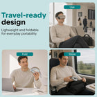 SereneLife Eye Massager with Heat & Cooling, Bluetooth Music Eye Mask with Air Compression & Vibration, Rechargeable Smart Eye Relaxer for Dry Eyes, Puffiness & Sleep – Gifts for Women, Men, Mom