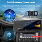 Carpuride W103 Pro 10.3\ CarPlay Android Auto Bluetooth Transmitter | 1080P HD touchscreen, Bluetooth transmitter, GPS navigation, Siri, FM radio, Mirror Link and 3 mounting