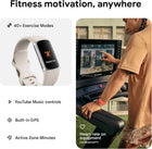 Google Fitbit Charge 6 Advanced Health and Fitness Tracker with Built-in GPS, Stress Management Tools, Sleep Tracking, 24/7 Heart Rate and more -- Silver/White