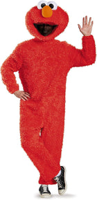 Disguise Men\'s Full Plush Elmo Prestige Adult Costume