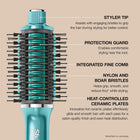 Shark Glossi 2-in-1 Hot Tool & Air Glosser – Wet & Dry Hair Styler with Heated Ceramic Plates & Airflow, Frizz Control, No Heat Damage, 24-Hr Gloss Lock, Volume & Smooth Blowouts for All Hair Types, HT302CTL