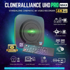 ClonerAlliance UHD Pro Max, 4K Cinematic-FPS 4K@24fps(Max 4K@30fps) Video Recorder with H.265/H.264 Codec, 4K@60fps Passthrough HDMI Capture DVR.