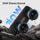 Monster S230 Speakers Bluetooth Wireless, Portable Bluetooth Speaker with 30W Loud Stereo Sound, Wireless Stereo Pairing, 24H Playtime, Bluetooth 6.0 Supports TF Card, AUX for Outdoor