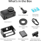 DJI Osmo Action 4 Essential Combo, 4K/120fps Action Camera | 1/1.3-Inch Sensor, Stunning Low-Light Imaging, 10-bit & D-Log M Color Performance, a Long-Lasting 1770 mAh Battery