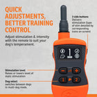 SportDOG Brand SportTrainer Remote Trainers - Bright, Easy to Read OLED Screen - Waterproof, Rechargeable Dog Training Collar with Tone, Vibration, and Static, 500 Yard Range - 2 Dog Expandable