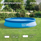 INTEX 28131EH Easy Set 12 Feet x 30 Inch Inflatable Puncture Resistant Above Ground Swimming Pool | Cartridge Filter Pump Included
