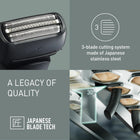 Panasonic ESLT2B Waterproof 3-Blade Electric Shaver for Men with Ultra-Fast Linear Motor, Black