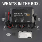 NOCO Genius GENPRO10X2: 2-Bank, 20A Onboard Battery Charger - 10A Per Bank, 12V Waterproof Marine Charger with Overcharge Protection & Temperature Compensation – for Lead-Acid & Lithium Batteries | Charges 2 Batteries at Once, IP68 Waterproof, Overcharge 
