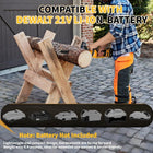10/12 Inch Cordless Chainsaw for Dewalt 20V Battery, Brushless Electric Chain Saw with Auto Oiler & Security Lock, 8700RPM for Wood Cutting, Tree Trimming, Pruning (Bare Tool, Without Battery)