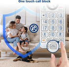 VTech IS8151-5 Super Long Range 5 Handset DECT 6.0 Cordless Phone for Home with Answering Machine, 2300 ft Range, Call Blocking, Bluetooth, Headset Jack, Power Backup, Intercom, Expandable to 12 HS