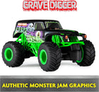 Monster Jam , Official Grave Digger Remote Control Monster Truck Toy, 1:24 Scale, 2.4 GHz, for Ages 4 and Up