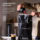 Nespresso Vertuo Single Serve Coffee and Espresso Machine by Breville, Chrome