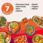 Instant Pot Duo 7-in-1 Electric Pressure Cooker, Slow Cooker, Rice Cooker, Steamer, Saute, Yogurt Maker, Warmer & Sterilizer, Includes Free App with over 1900 Recipes, Stainless Steel, 3 Quart