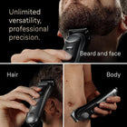 Braun All-In-One Style Kit Series 9 9440, 13-in-1 Trimmer for Men with Beard Trimmer, Body Trimmer for Manscaping, Hair Clippers & More, Braun’s Sharpest Blade, 40 Length Settings, Rechargeable 180-minute Battery Cordless Runtime and 100% Waterproof