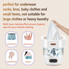 5.0 New Upgraded Portable Washing Machine 16L Mini Foldable Washer [German high-efficiency motor] [Hidden UV-C cleaning]Foldable Design Ideal for Hotel, Home, Apartment and Campain