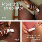 Braun Silk-épil 9 Epilator, Pivoting Head, Wet and Dry, Includes Body Trimmer, Shaver Head and Trimmer Comb, SES9-441