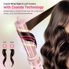 MESCOMB 5 IN 1 Dual Voltage Hair Dryer Brush - 1400 Watts Professional Hot Air Styler No Heat Damage Frizz-Free for Drying, Volumizer, Curl, Straighten, 110,000 RPM Negative Ionic Hair Styler