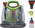 BISSELL Little Green ProHeat Portable Carpet & Upholstery Spot Cleaner with HydroRinse Self-Cleaning Tool, HeatWave Technology, OXY Formula Included, Car Detailer, 37oz Tank, 2513E