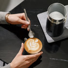 Nespresso Aeroccino 3 Milk Frother - Automatic Hot & Cold Foam Maker for Coffee, Latte, Cappuccino, and Macchiato - Black