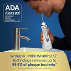 Waterpik Cordless Advanced 2.0 Water Flosser for Teeth, Gums, Braces, Dental Care with Travel Bag & 4 Tips, CDA Validated, Waterproof Rechargeable Handheld, White (1 Count) Gift for Men Women Mom Dad