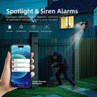 4-Lens Security Cameras Wireless Outdoor & Indoor, 8MP HD Image, 360° PTZ Coverage, WiFi App Remote, 2-Way Audio, Full Color Night Vision, AI Motion Detecting & Tracking