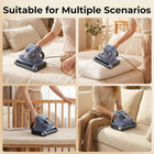 Candy Mattress Vacuum Cleaner, 16Kpa Bed Vacuum Cleaner with UV-C Light, 72000 RPM/Min, 140°F Heat, Versatile Handheld Vacuums for Bed, Sofa, Couch, Crib(Corded, 650W)