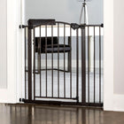 Regalo Easy Step Arched Decor Safety Gate, 29-35 inches Wide, Bronze, Extra Wide