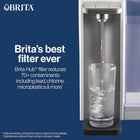 Brita Hub Instant Powerful Countertop Water Filter System, 12 Cup Water Reservoir, Includes 6 Month Carbon Block Filter, White, ‎87340C