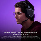 Turtle Beach Stealth 700 Wireless Multiplatform Amplified Gaming Headset for PC, PS5, PS4, & Mobile – 24-bit Audio, 60mm Speakers, High-Bandwidth Microphone, Bluetooth, 80-Hr Battery – Black