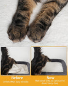 Aechonow Cat Tree Tower for Large Cat, Arbre à Chat Pour Grands Chats, 20 * 16.5 Inch Spacious Perch for Adult Cats, Cat Toy and Scratching Post, Dark Gray