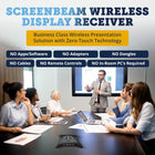 ScreenBeam 960 Wireless Display Receiver – Native Screen Mirroring, Supports Windows/Android/Apple Devices, Supports Miracast, Receiver Connects to Display or Projector via USB/HDMI Cable