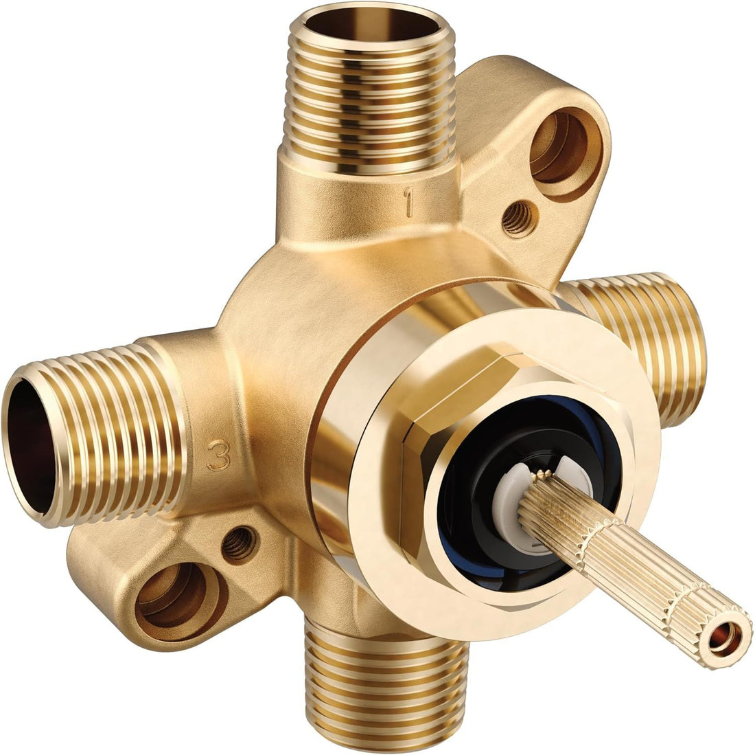 Moen U361CI M-CORE 3 or 6 Function Transfer Valve with CC/IPS Connections, or Unfinished
