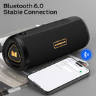 Monster S230 Speakers Bluetooth Wireless, Portable Bluetooth Speaker with 30W Loud Stereo Sound, Wireless Stereo Pairing, 24H Playtime, Bluetooth 6.0 Supports TF Card, AUX for Outdoor