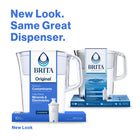 Brita Tahoe 10-Cup White Plastic Water filter pitcher