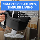 Brita Tahoe 10-Cup White Plastic Water filter pitcher