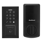 Kwikset SmartCode 270 Touchpad Contemporary Matte Black Keypad Electronic Deadbolt Lock ft. SmartKey Security