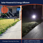 Harbor Breeze 200 -Lumens Matte Black Solar LED Outdoor Path Light with Motion Sensor 5000-K