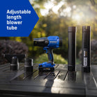 Kobalt 24-volt 270-CFM 130-MPH Battery Handheld Leaf Blower 3 Ah Battery Included Charger Included