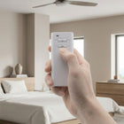 Harbor Breeze Universal 3.94-in 1 -Speed 1 -Setting White Plastic Indoor Slope Ceiling Compatible Handheld Ceiling Fan Remote with Receiver Included