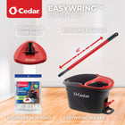 O-Cedar EasyWring Spin Mop With Bucket