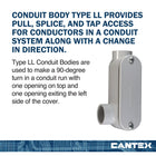 CANTEX Type LL Conduit Body 3/4-in PVC Type LL conduit bodies