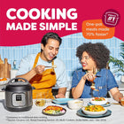 Instant Pot Duo 7-in-1 Electric Pressure Cooker, Slow Cooker, Rice Cooker, Steamer, Saute, Yogurt Maker, Warmer & Sterilizer, Includes Free App with over 1900 Recipes, Stainless Steel, 3 Quart