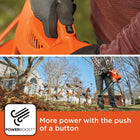 BLACK+DECKER Leaf Blower Vacuum Back Pack and Mulcher, Power Boost up to 250 MPH, 400 CFM, Corded (BEBL7000-CA)