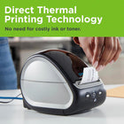 DYMO LabelWriter 550 Turbo Label Printer, Label Maker with High-Speed Direct Thermal Printing, Automatic Label Recognition , Prints Variety of Label Types Through USB or LAN Network Connectivity