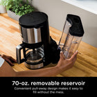 Ninja DCM200C Programmable XL 14-Cup Coffee Maker, 14-Cup Glass Carafe, With Permanent Filter, Stainless Steel, Silver