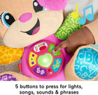 Fisher-Price Laugh & Learn Smart Stages Sis, Multilanguage | English, French, Spanish, Portuguese, Pink Plush Toy, Music & Lights, 5 Activations, Baby & Toddlers Ages 6+ Months
