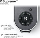 Keurig K-Supreme Single Serve K-Cup Pod Coffee Maker, With MultiStream Technology, Grey, 17.913in x 7.047in x 14.409in